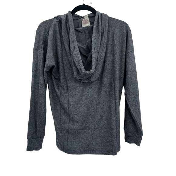 FREELOADER Nordstrom Brushed Hacci Long Sleeve Hoodie in Charcoal size S NWOT - Picture 8 of 8